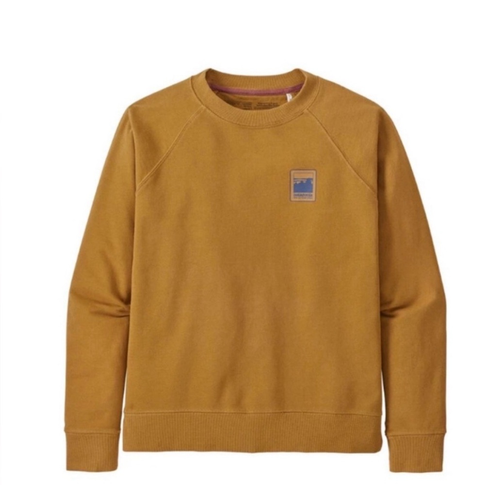 Patagonia Alpine Icon Regenerative Organic Certified Cotton Crew Sweatshirt M